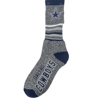 Dallas Cowboys Adult 5-Star Marbled Socks