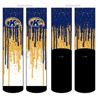 Kent State Golden Flashes Unisex Graphic Socks