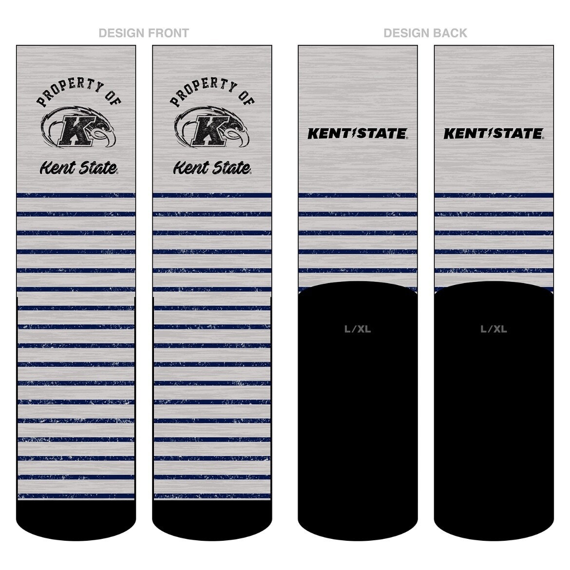 Kent State Golden Flashes Unisex Graphic Socks