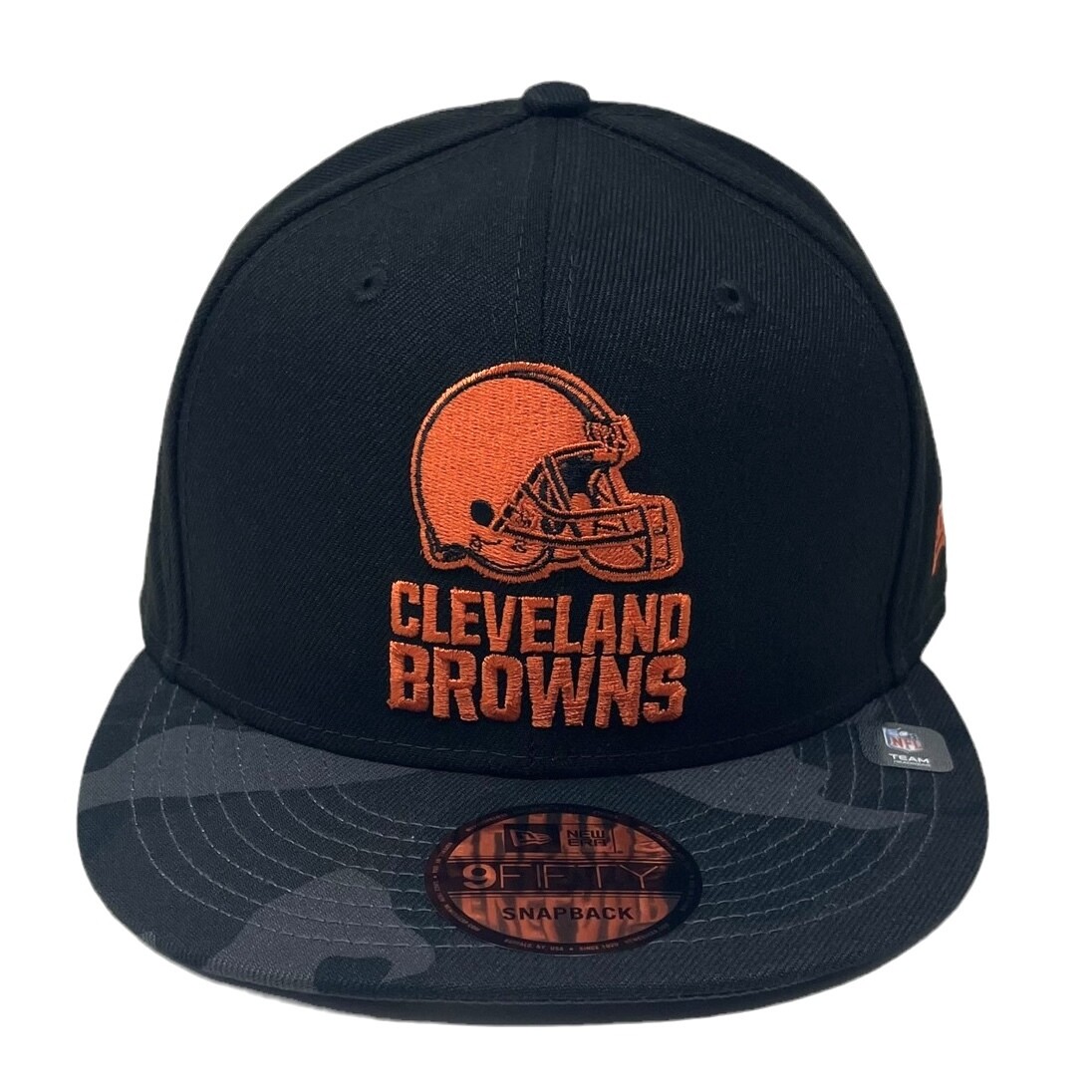 Cleveland Browns Men’s Black Camo New Era 9FIFTY Snapback Hat