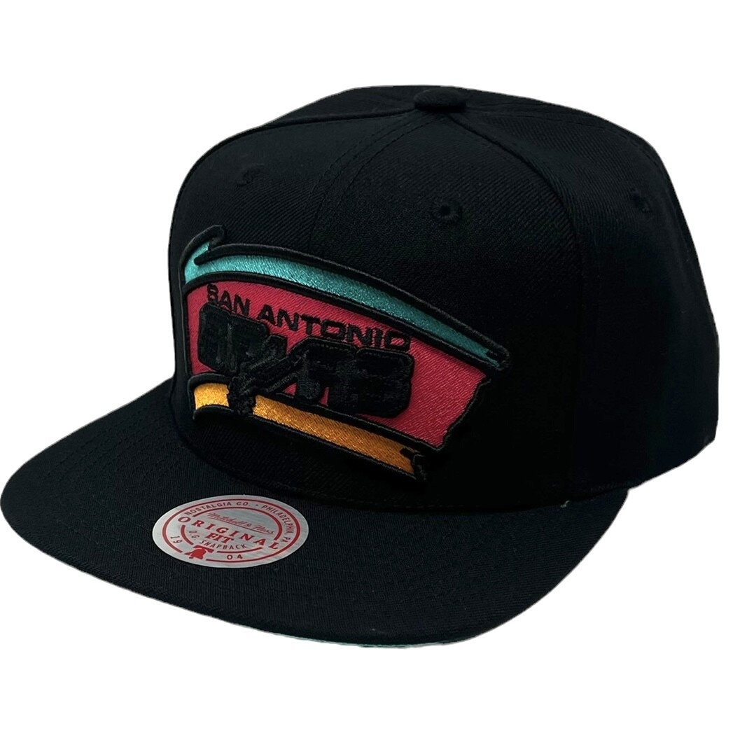 San Antonio Spurs Men’s XL Pop Mitchell & Ness Snapback Hat
