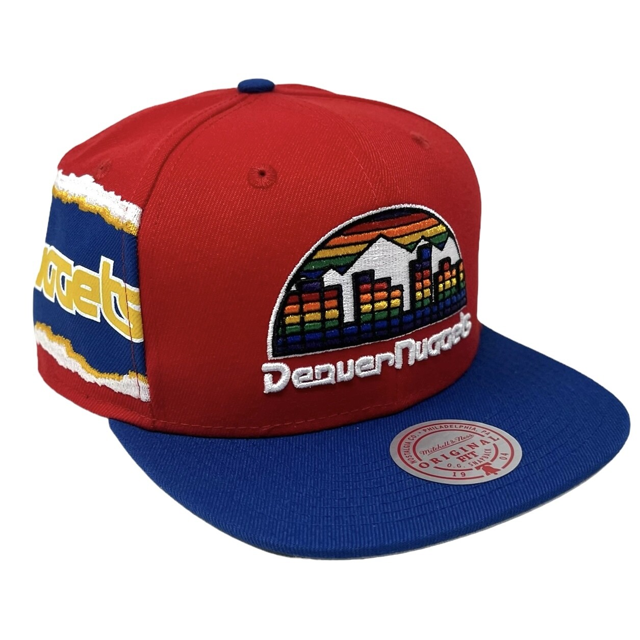 Mitchell & Ness Denver Nuggets SnapBack red hat Official Licensed