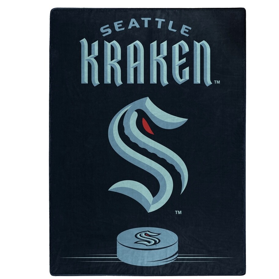 Seattle Kraken 60" x 80" Plush Raschel Blanket