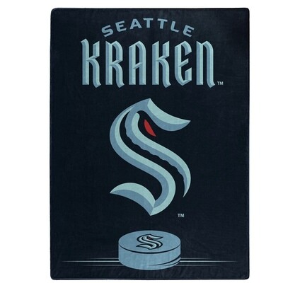 Seattle Kraken 60 Seattle Kraken 60" x 80" Plush Raschel Blanket