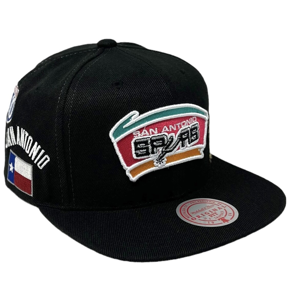San Antonio Spurs Men’s Hyperlocal Mitchell & Ness Snapback Hat