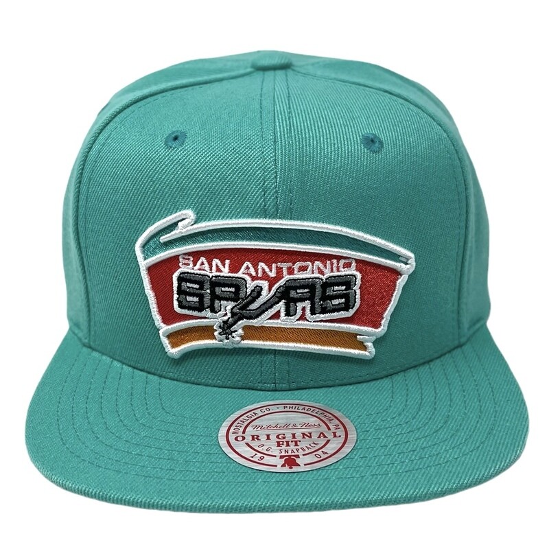 San Antonio Spurs Men’s Mitchell & Ness NBA Core Snapback Hat