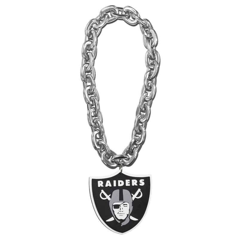Las Vegas Raiders 10” Fan Chain 3D Foam Necklace