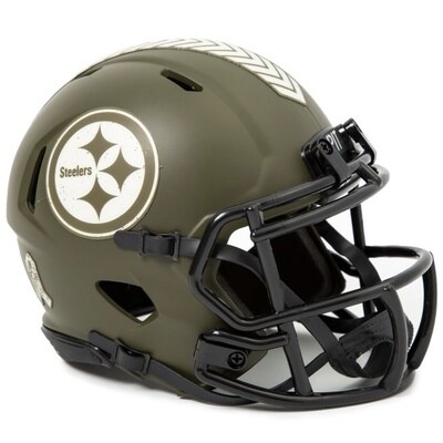 Pittsburgh Steelers Riddell 2022 Salute To Service Speed Mini Helmet