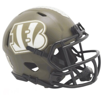 Cincinnati Bengals Riddell 2022 Salute To Service Speed Mini Helmet
