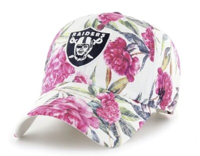 Las Vegas Raiders Women’s 47 Brand Clean Up Adjustable Peony Hat