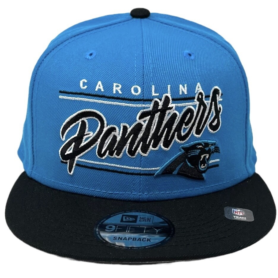 Carolina Panthers Team Script New Era Snapback Hat