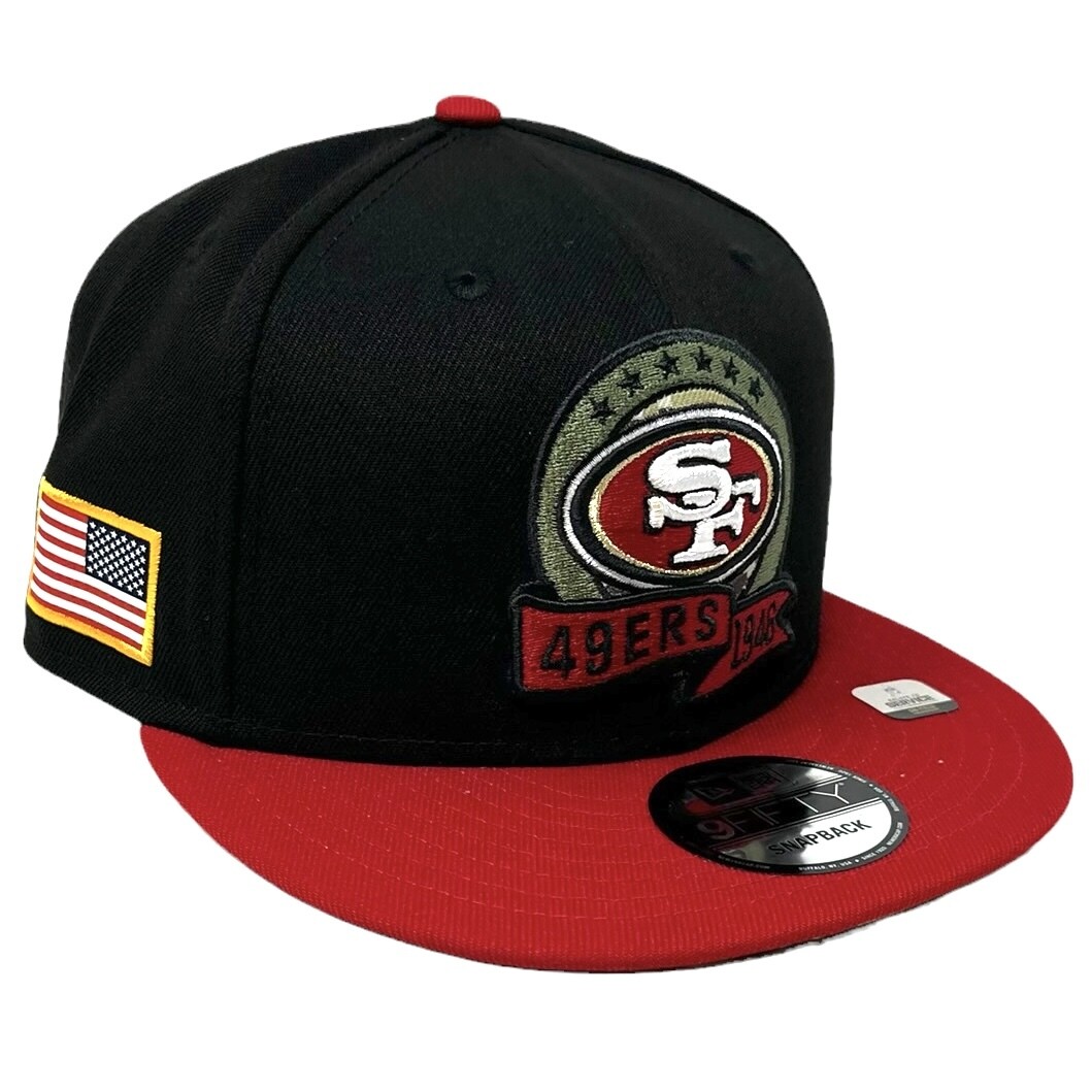 San Francisco 49ers 2022 Salute To Service Snapback Hat