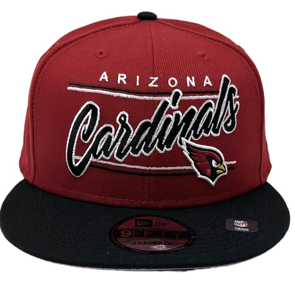 Arizona Cardinals Team Script New Era Snapback Hat