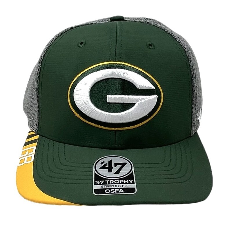 Green Bay Packers Men's 47 Trophy Stretch Fit Hat Green Bay Packers Men's 47 Trophy Stretch Fit Hat