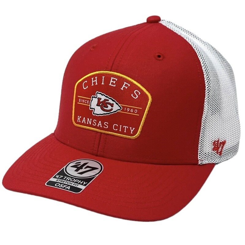 Kansas City Chiefs Men's 47 Trophy Stretch Fit Hat