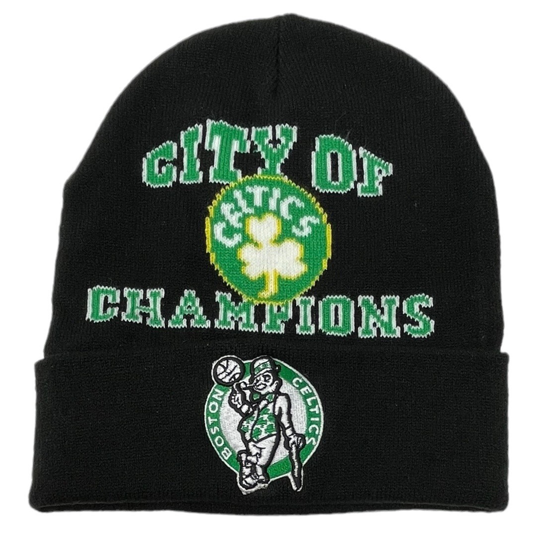 men's boston celtics winter hat