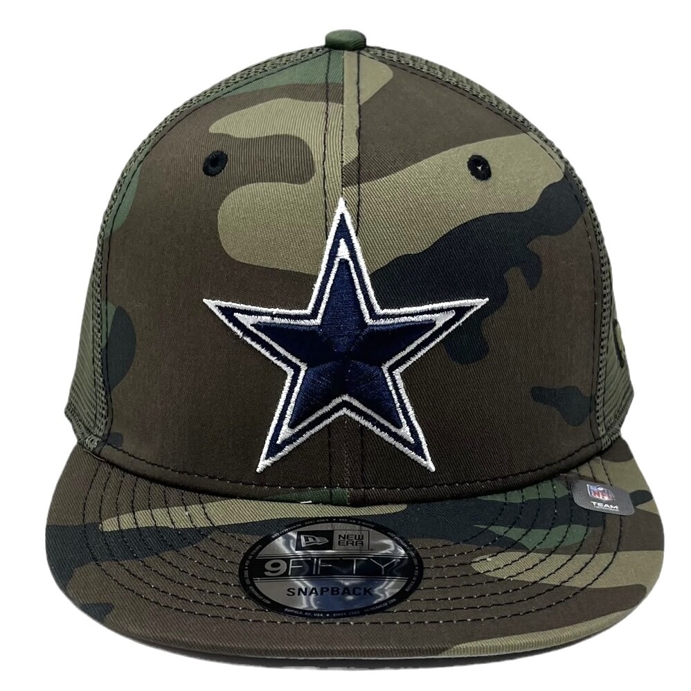 dallas cowboys camo fitted hat