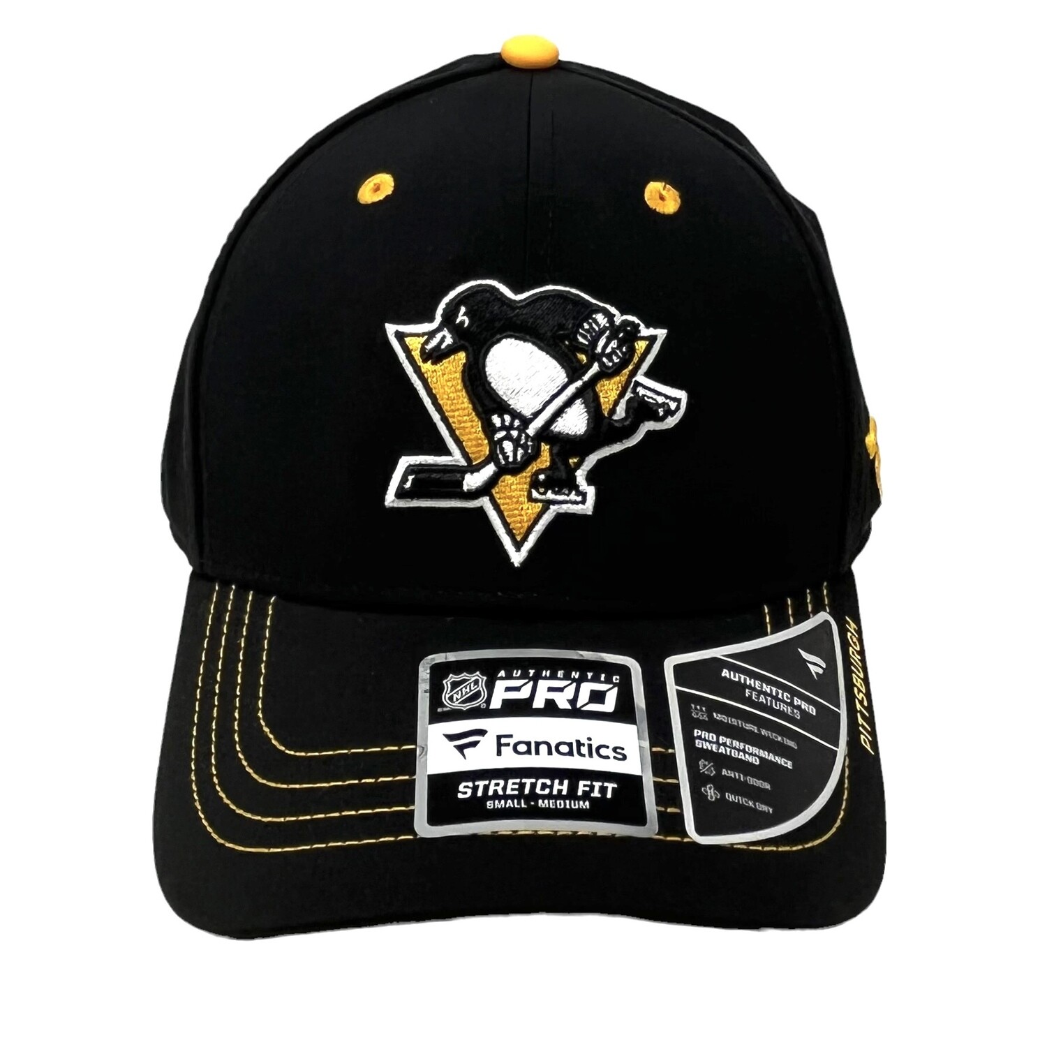 Pittsburgh Penguins Men’s Fanatics Stretch Fit Hat