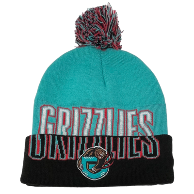 Vancouver Grizzlies Men’s Mitchell & Ness Cuffed Pom Knit Hat
