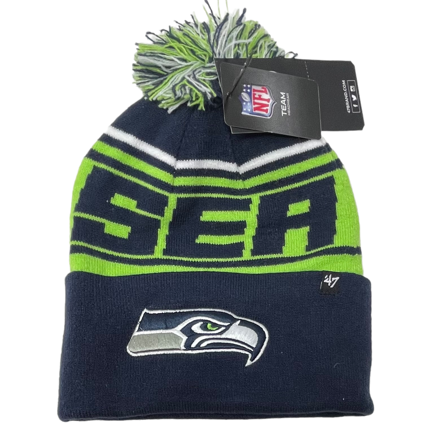 47 Brand Seahawks Highline Knit Hat - Men's