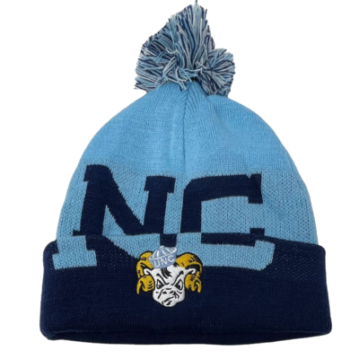 North Carolina Tar Heels Men’s Mitchell & Ness Cuffed Pom Knit Hat North Carolina Tar Heels Men’s Mitchell & Ness Cuffed Pom Knit Hat