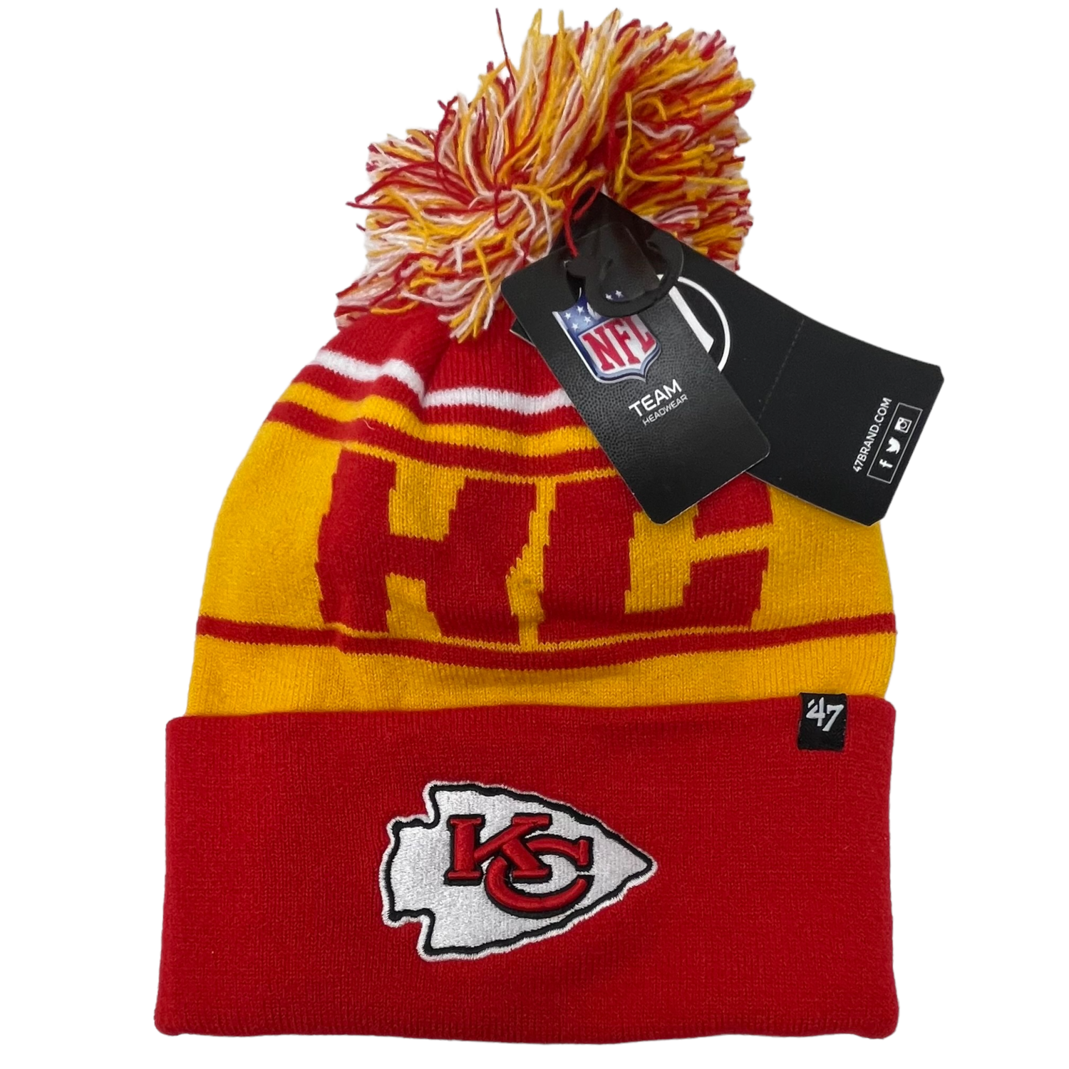 Kansas City Chiefs 47 Brand Men’s NFL Knit Hat