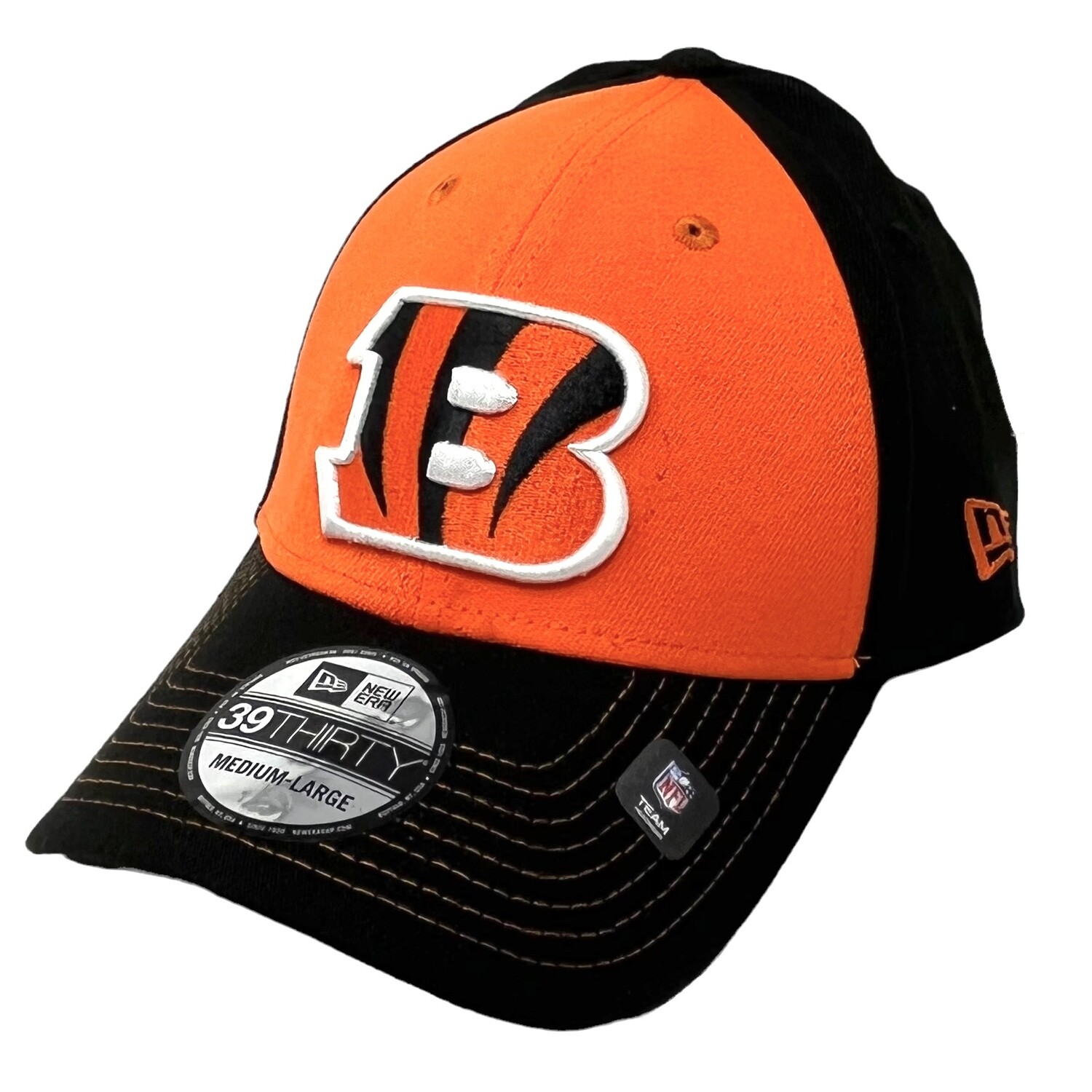 Cincinnati Bengals Men's Classic New Era 39Thirty Flex Fit Hat