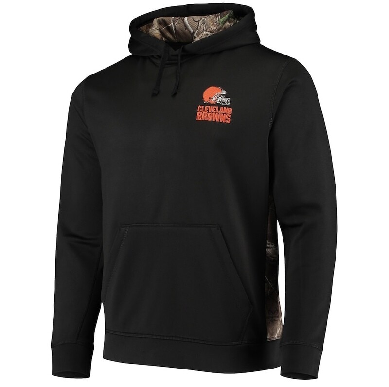 Cleveland Browns Men’s Dunbrooke Black/Realtree Camo Logo Ranger Pullover Hoodie