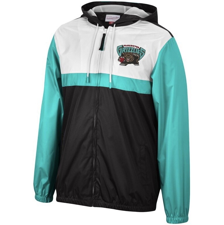 Vancouver Grizzlies Men’s Mitchell & Ness Game Day Windbreaker Full-Zip Jacket