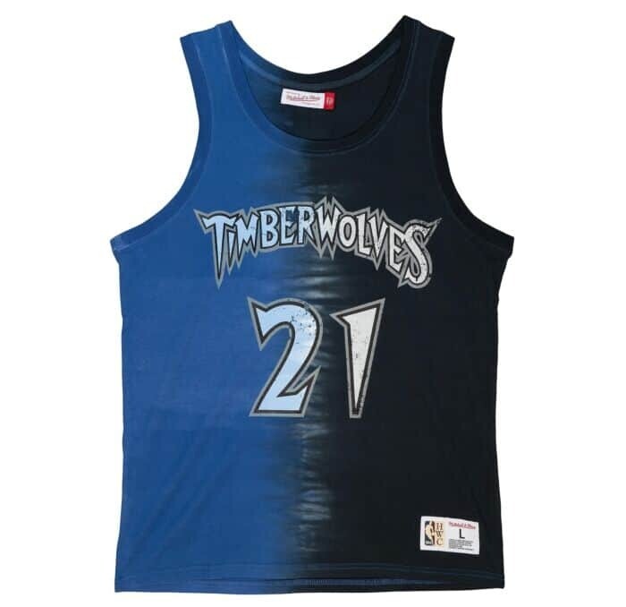 Minnesota Timberwolves Kevin Garnett Men’s NBA Tie Dye Tank Top