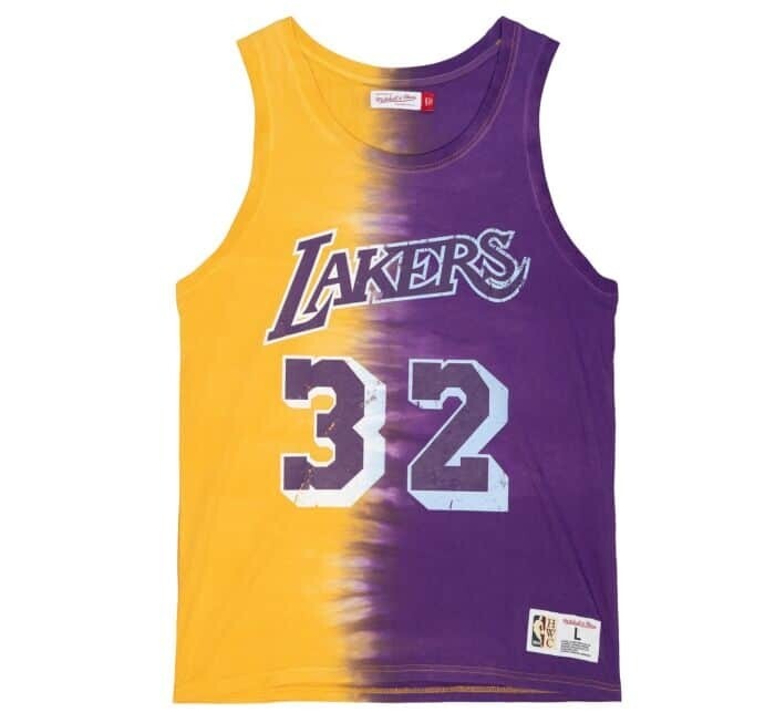 Los Angeles Lakers Magic Johnson Men’s NBA Tie Dye Tank Top