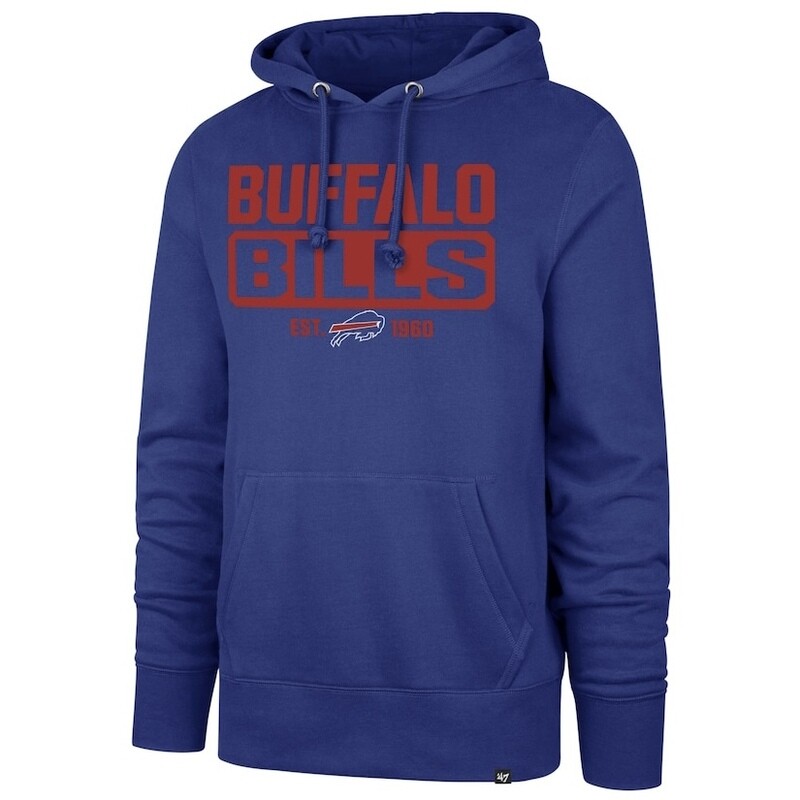 Buffalo Bills Men’s 47 Royal Box Out Headline Pullover Hoodie