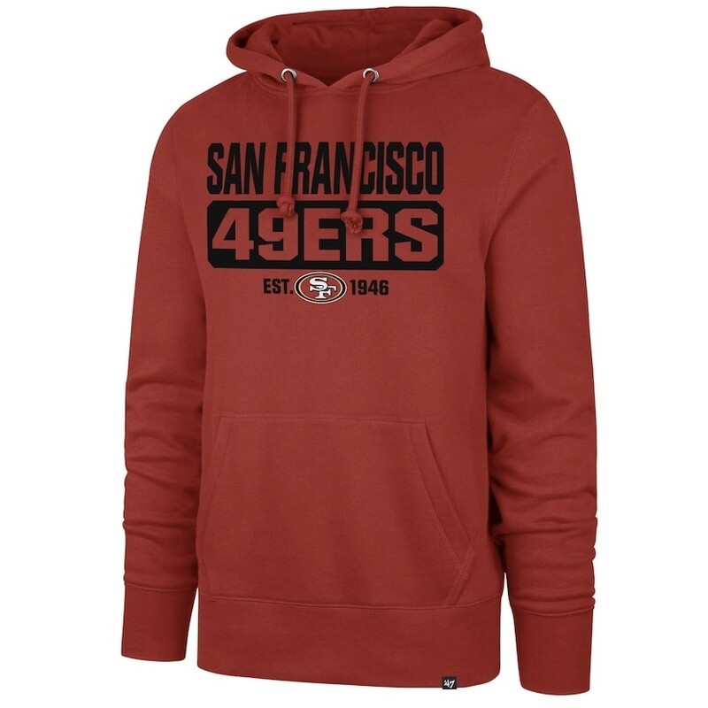 San Francisco 49ers Men’s 47 Box Out Headline Pullover Hoodie