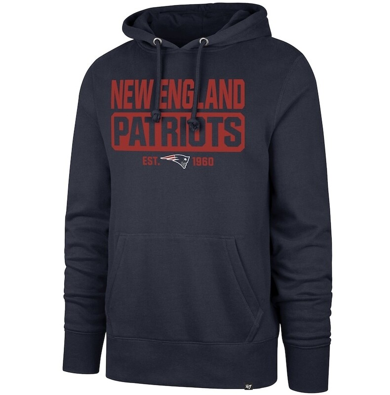 New England Patriots Men’s 47 Box Out Headline Pullover Hoodie