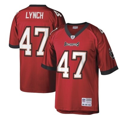 Tampa Bay Buccaneers John Lynch 2002 Red Men's Mitchell & Ness Legacy Jersey