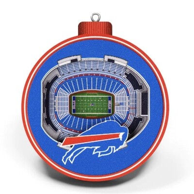 Buffalo Bills 3D Stadium View Ornament Buffalo Bills 3D Stadium View Ornament