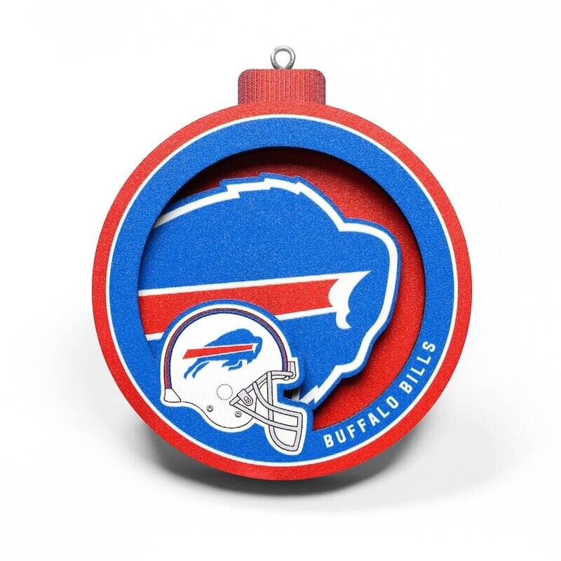Buffalo Bills 3D Logo Ornament Buffalo Bills 3D Logo Ornament