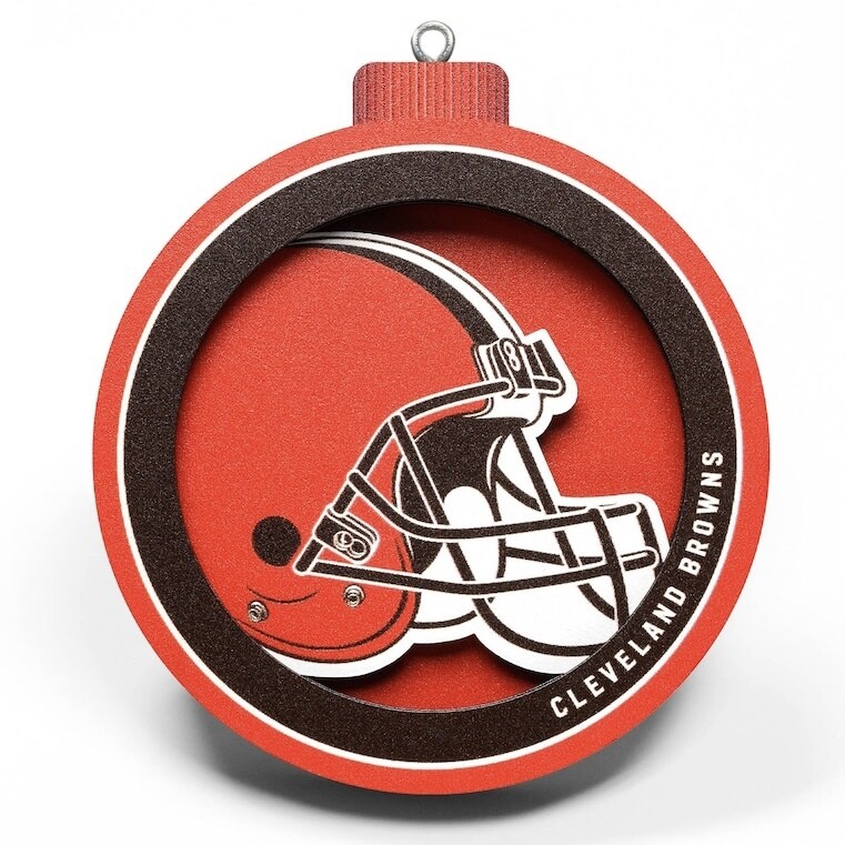 Cleveland Browns 3D Logo Ornament