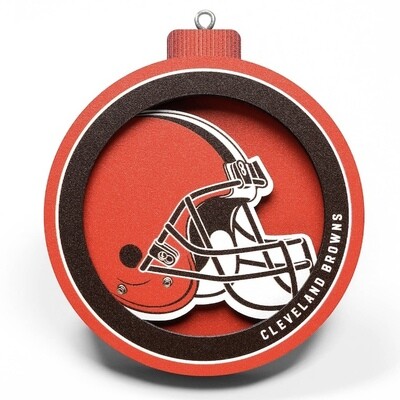Cleveland Browns 3D Logo Ornament Cleveland Browns 3D Logo Ornament