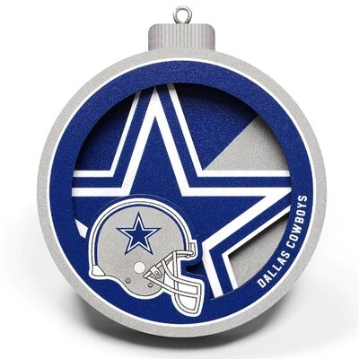 Dallas Cowboys 3D Logo Ornament