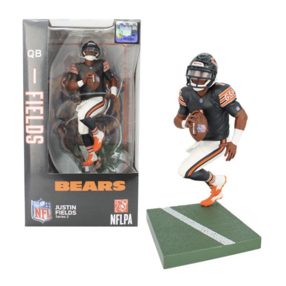 Chicago Bears Justin Fields Imports Dragon NFL 6" Figure Series 2