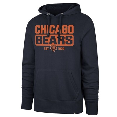 Chicago Bears Men’s 47 Box Out Headline Pullover Hoodie