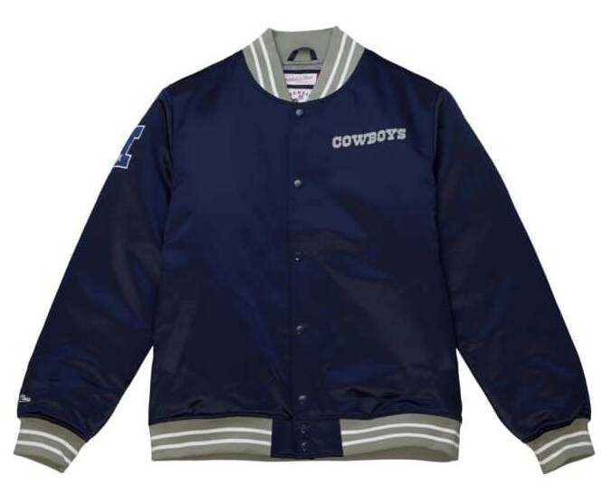 Dallas Cowboys Men’s Mitchell & Ness NFL Heavyweight Satin Jacket