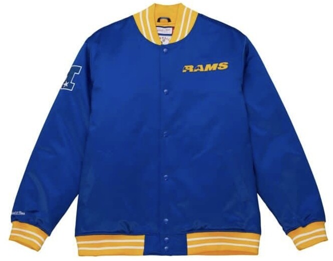 Los Angeles Rams Men’s Mitchell & Ness NFL Heavyweight Satin Jacket