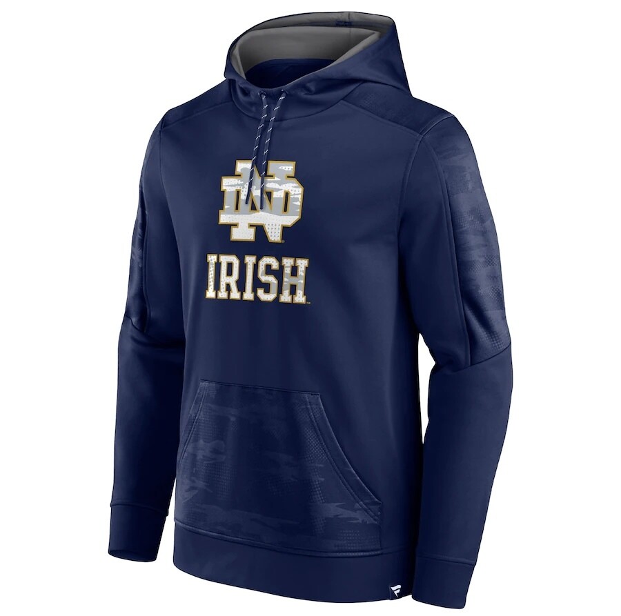 Notre Dame Fighting Irish Men's Fanatics Branded Navy On The Ball Pullover Hoodie