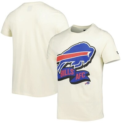 Buffalo Bills Men’s New Era Cream Sideline Chrome T-Shirt