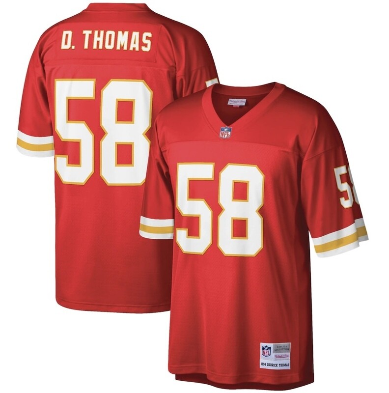 Kansas City Chiefs Derrick Thomas 1994 Red Men's Mitchell & Ness Legacy Jersey