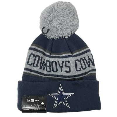 Dallas Cowboys Child New Era Cuffed Pom Knit Hat