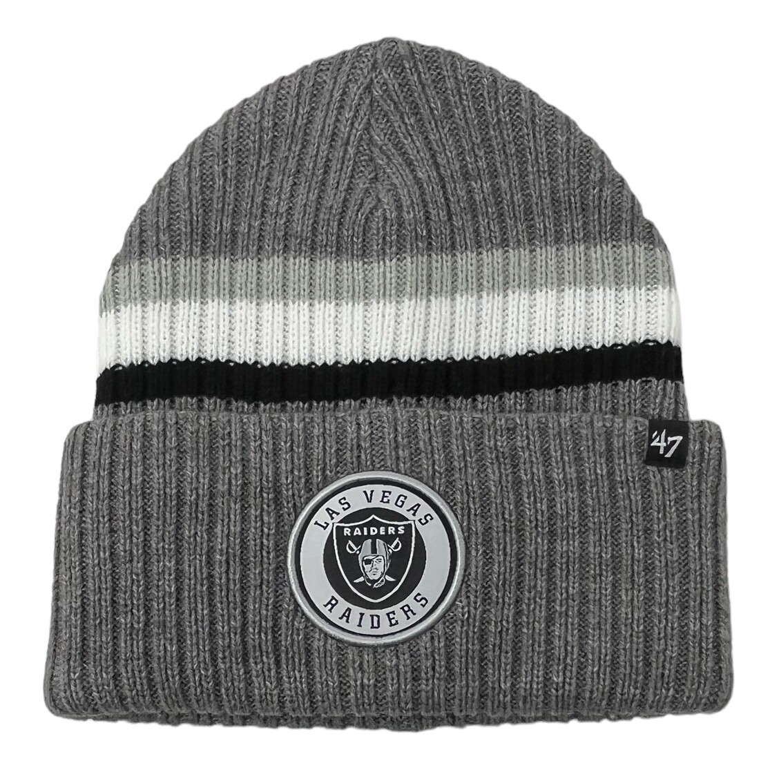 Las Vegas Raiders Men’s 47 Graphite Cuffed Knit Hat