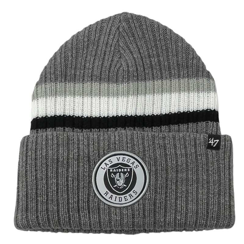 Las Vegas Raiders Men’s 47 Graphite Cuffed Knit Hat